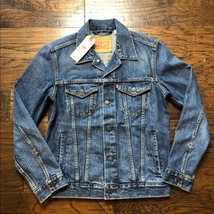 Men’s Denim Trucker Jacket - Size Small